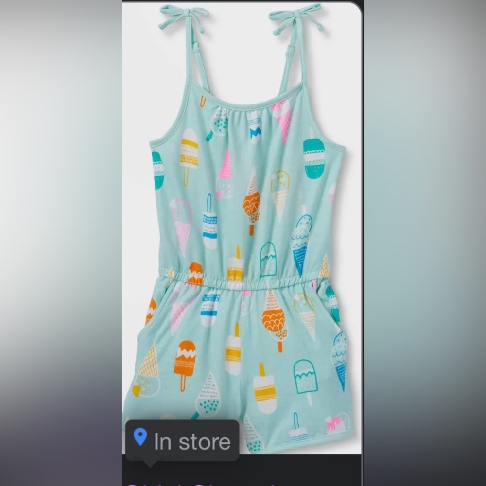 Girl’s Cat & Jack Printed Sleeveless Knit